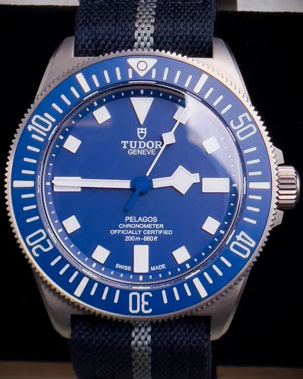 2023 Tudor Pelagos FXD 42MM Blue Dial Textile Strap (25707B/23)