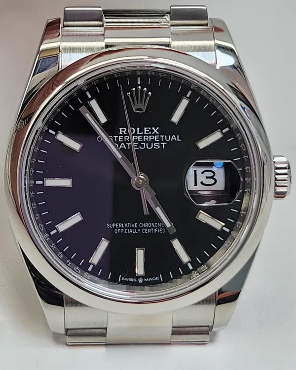2020 Rolex Datejust 36MM Black Dial Oyster Bracelet (126200)