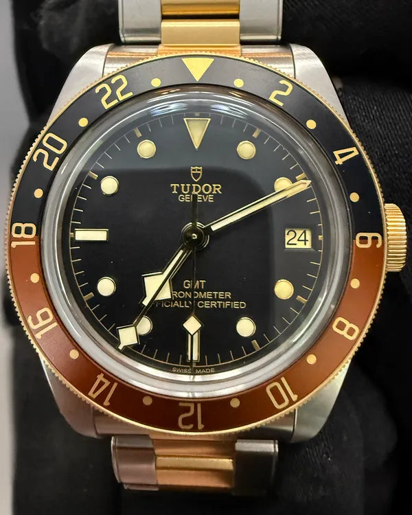 2024 Tudor Black Bay S&G GMT "Rootbeer" 41MM Black Dial Two-Tone Bracelet (79833MN)