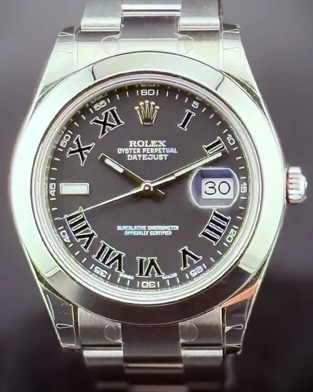 2014 Rolex Datejust II 41MM Black Dial Oyster Bracelet (116300)