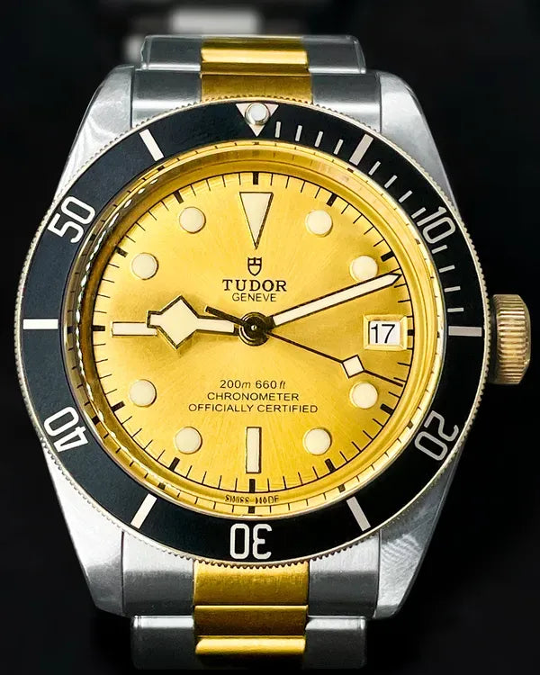 2019 Tudor Black Bay S&G 41MM Champagne Dial Two-Tone Bracelet (79733N)
