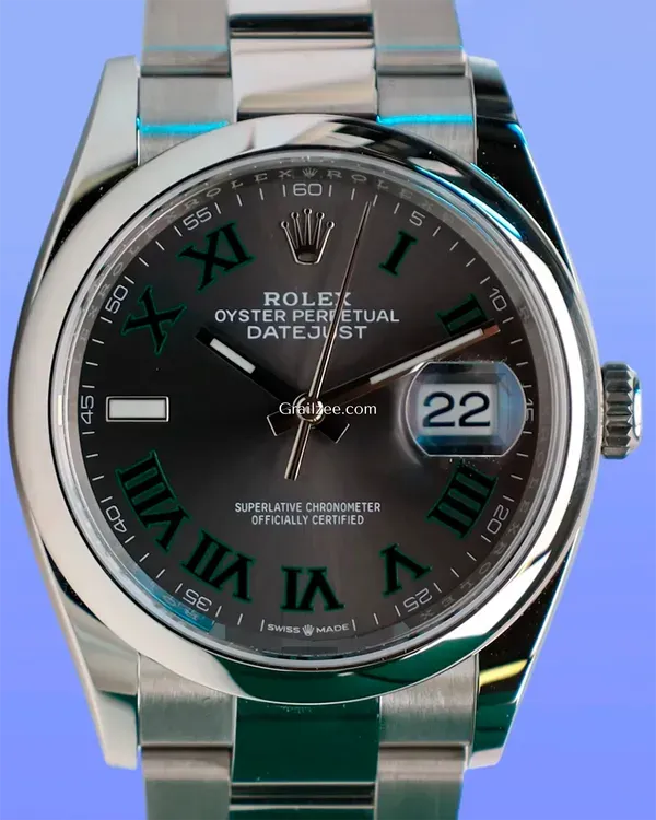 2025 Rolex Datejust "Wimbledon" 36MM Slate Dial Oyster Bracelet (126200)