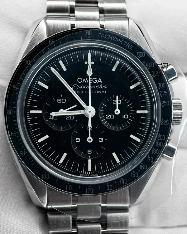 2025 Omega Speedmaster Professional Moonwatch 42MM Black Dial Steel Bracelet (310.30.42.50.01.002)