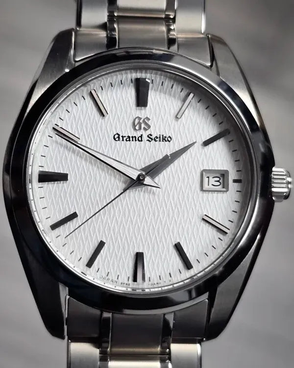 Grand Seiko Heritage 37MM Quartz Silver Dial Steel Bracelet (SBGX267)