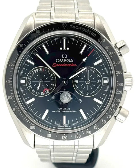 2023 Omega Speedmaster Moonphase 44.25MM Black Dial Steel Bracelet (304.30.44.52.01.001)