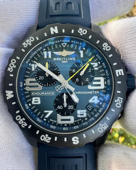 2024 Breitling Professional Endurance Pro L.E. 44MM Quartz Blue Dial Rubber Strap (X823101G1C1S1)