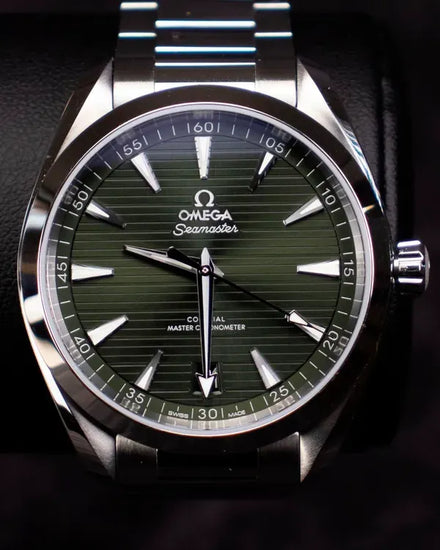 2024 Omega Seamaster Aqua Terra 150M 41MM Green Dial Steel Bracelet (220.10.41.21.10.001)