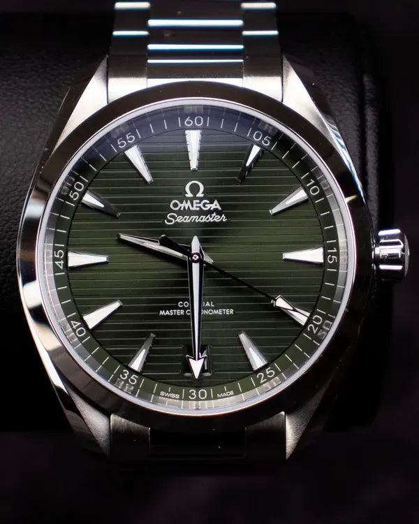 2024 Omega Seamaster Aqua Terra 150M 41MM Green Dial Steel Bracelet (220.10.41.21.10.001)