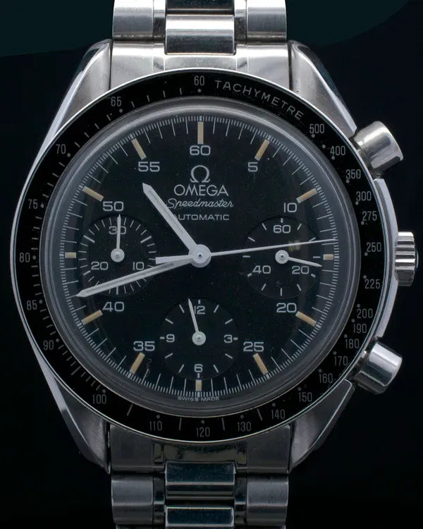 Omega Speedmaster Reduced 39MM Black Dial Steel Bracelet (3510.50.00)