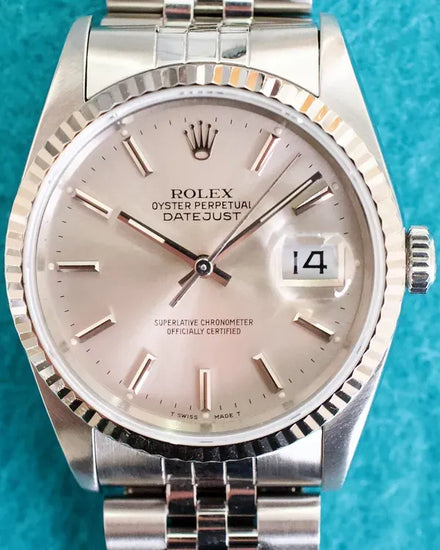 Rolex Datejust 36MM Silver Dial Jubilee Bracelet (16234)