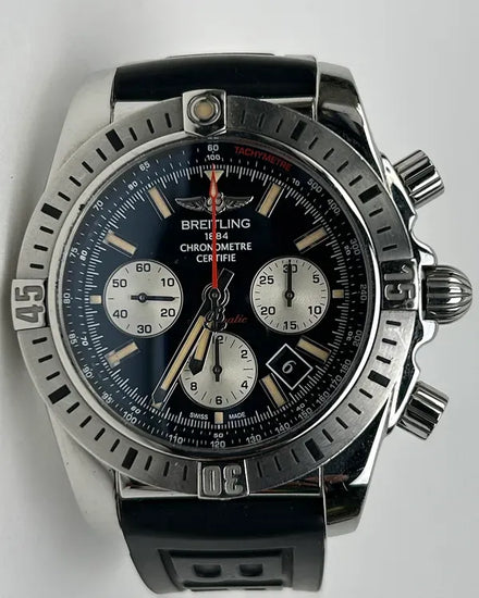 Breitling Chronomat Airborne "30th Anniversary" S.E. 44MM Black Dial Rubber Strap (AB0115)