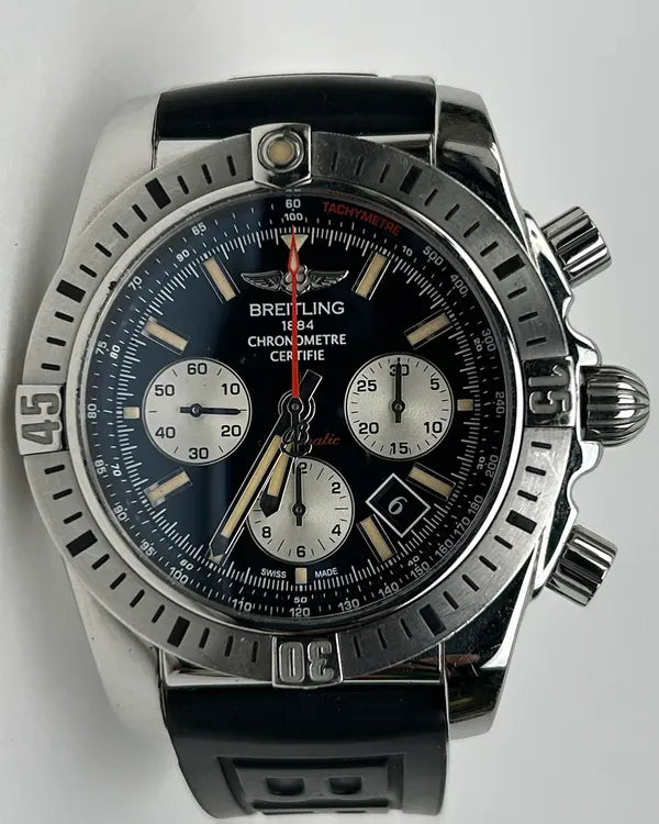 Breitling Chronomat Airborne "30th Anniversary" S.E. 44MM Black Dial Rubber Strap (AB0115)