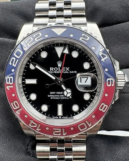 2023 Rolex GMT-Master II "Pepsi" 40MM Black Dial Jubilee Bracelet (126710BLRO)