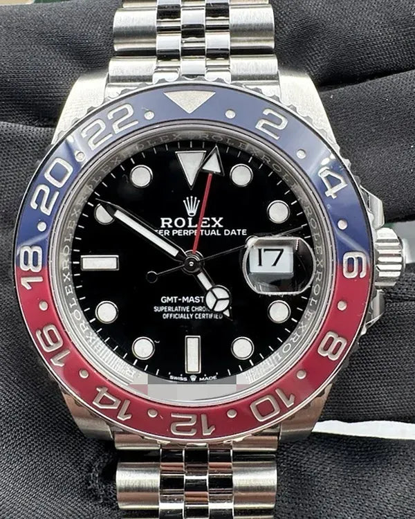 2023 Rolex GMT-Master II "Pepsi" 40MM Black Dial Jubilee Bracelet (126710BLRO)