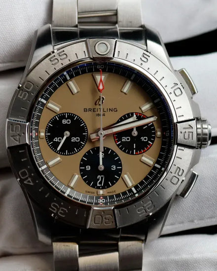 2025 Breitling Avenger B01 Chronograph 44MM Brown Dial Steel Bracelet (AB0147101A1A1)