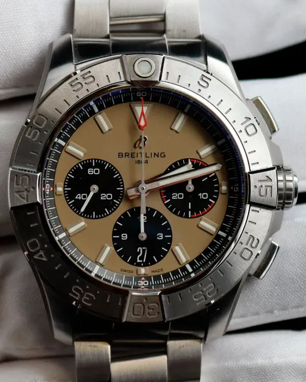Breitling Avenger B01 Chronograph 44MM Brown Dial Steel Bracelet (AB0147101A1A1)