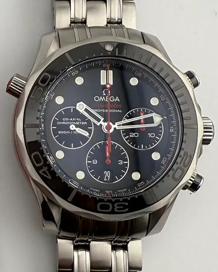 Omega Seamaster Diver 300M 44MM Black Dial Steel Bracelet (212.30.44.50.01.001)
