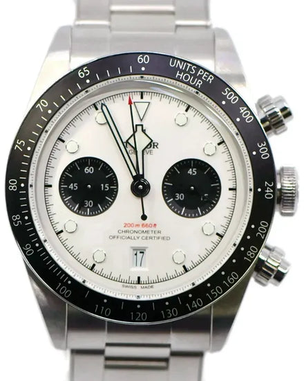 2024 Tudor Black Bay Chrono "Panda" 41MM White Dial Steel Bracelet (79360N)