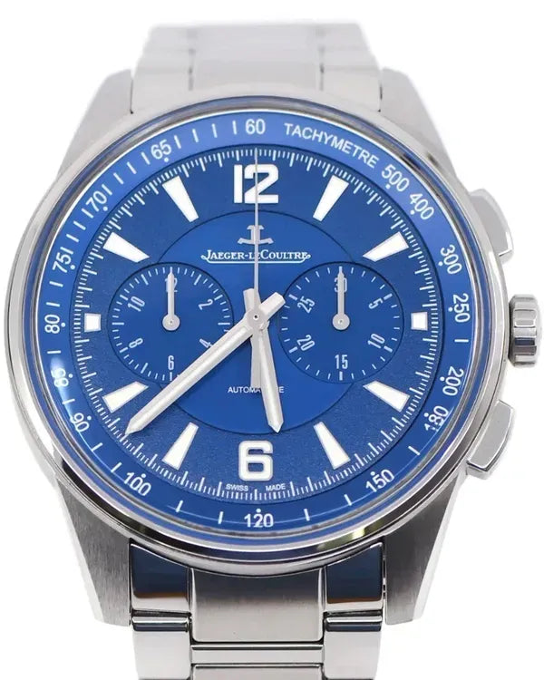 2019 Jaeger-LeCoultre Polaris Chronograph 42MM Blue Dial Steel Bracelet (Q9028180)