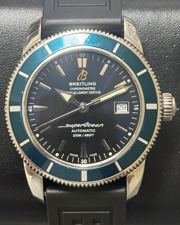 Breitling Superocean Heritage S.E. 42MM Black Dial Rubber Strap (A17321)