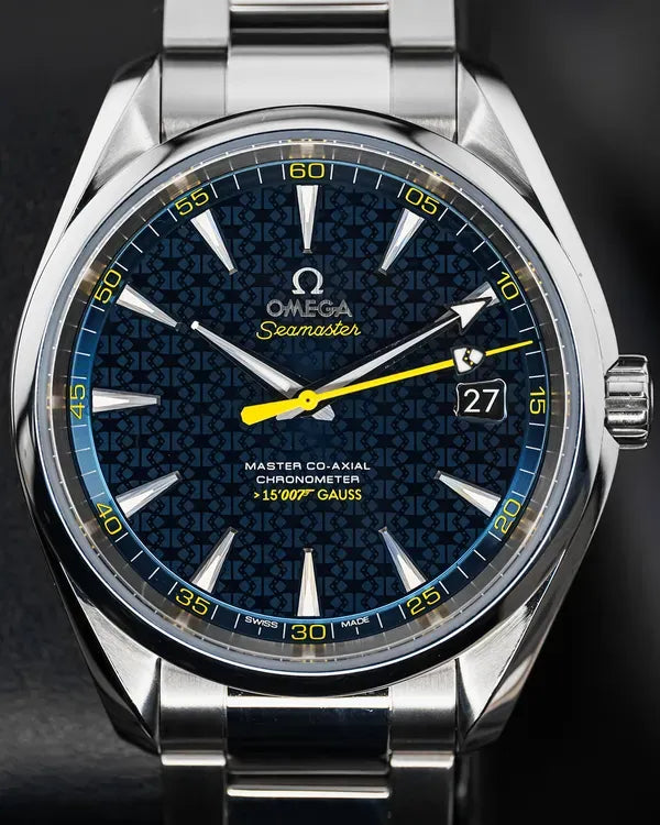 2015 Omega Seamaster Aqua Terra "James Bond Spectre" L.E. 41.5MM Blue Dial Steel Bracelet (231.10.42.21.03.004)