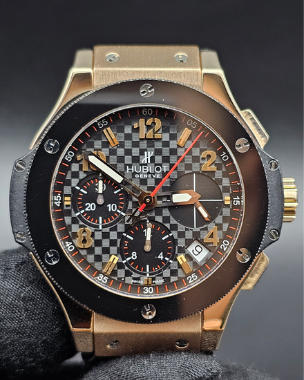 Hublot Big Bang 41MM Carbon Fiber Dial Rubber Strap (341.PB.131.RX)