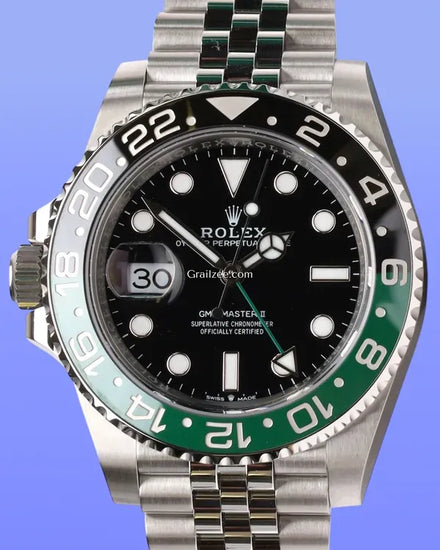 2025 Rolex GMT-Master II "Sprite" 40MM Black Dial Jubilee Bracelet (126720VTNR)