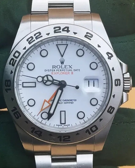 2015 Rolex Explorer II "Polar" 42MM White Dial Oyster Bracelet (216570)