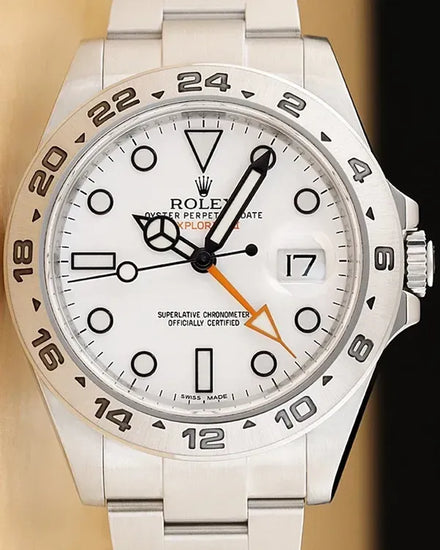 2013 Rolex Explorer II "Polar" 42MM White Dial Oyster Bracelet (216570)