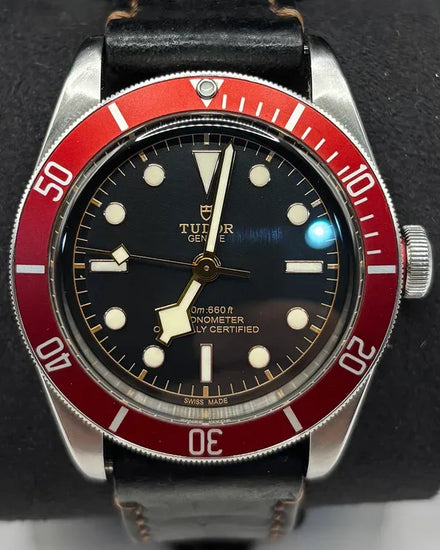 2018 Tudor Black Bay 41MM Black Dial Leather Strap (79230R)