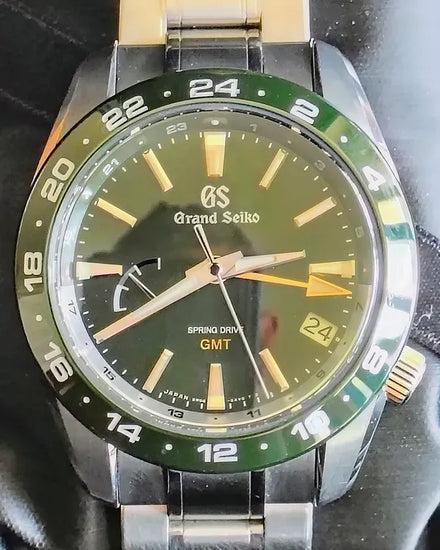 2023 Grand Seiko Sport GMT 40.5MM Green Dial Steel Bracelet (SBGE257)
