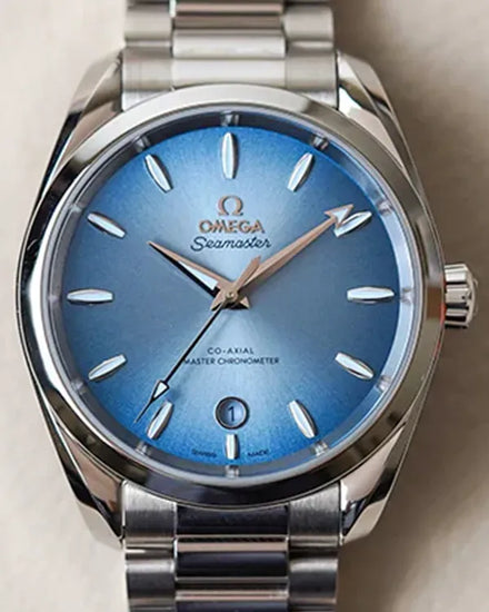 2023 Omega Seamaster Aqua Terra "Summer Blue" 38MM Blue Dial Steel Bracelet (220.10.38.20.03.004)