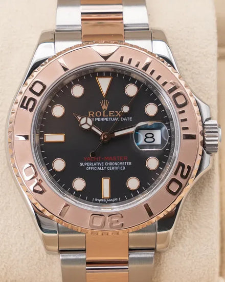 2017 Rolex Yacht-Master 40MM Black Dial Two-Tone Oyster Bracelet (116621)
