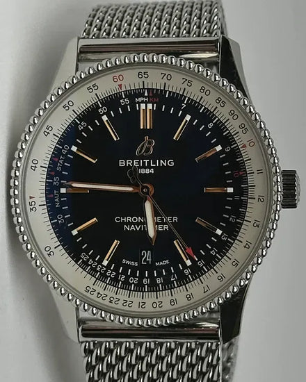 2021 Breitling Navitimer 41MM Black Dial Steel Bracelet (A17326)