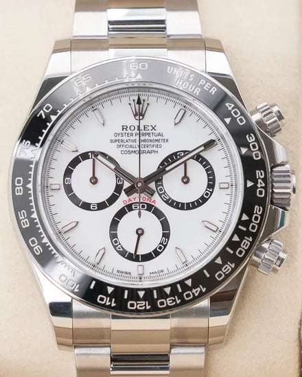 2025 Rolex Cosmograph Daytona "Panda" 40MM White Dial Oyster Bracelet (126500LN)