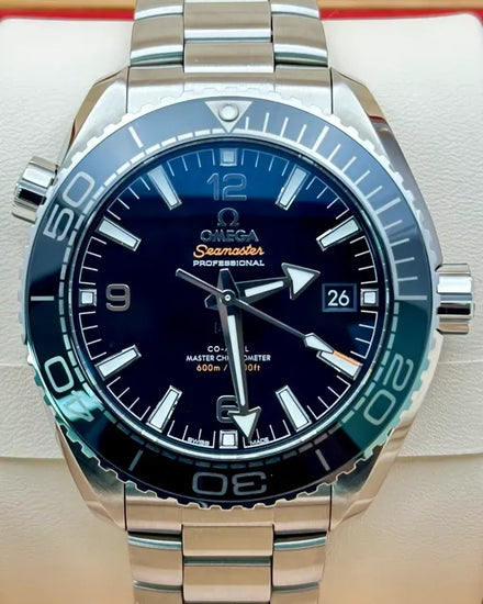 2023 Omega Seamaster Planet Ocean 600M 43.5MM Black Dial Steel Bracelet (215.30.44.21.01.001)