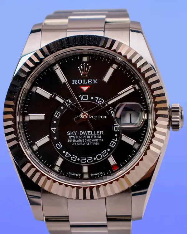 2025 Rolex Sky-Dweller 42MM Black Dial Oyster Bracelet (336934)
