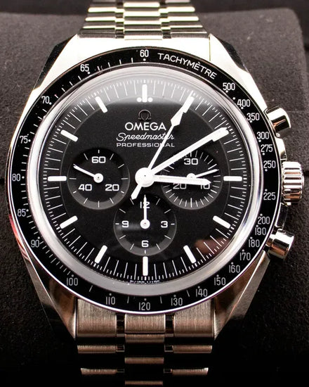 2024 Omega Speedmaster Professional Moonwatch 42MM Black Dial Steel Bracelet (310.30.42.50.01.002)