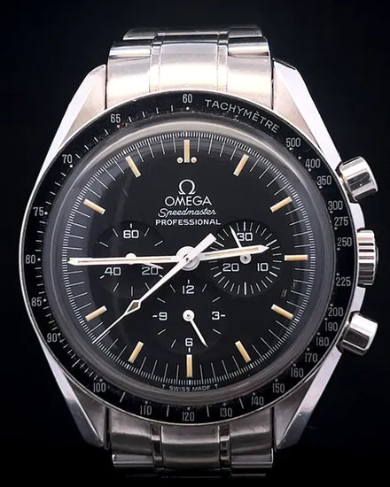 Omega Speedmaster Professional Moonwatch 42MM Black Dial Steel Bracelet (3570.50.00)