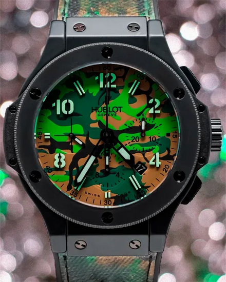 Hublot Big Bang Commando Jungle 44MM Camo Dial Rubber Strap (301.CI.8610.NR.1986)