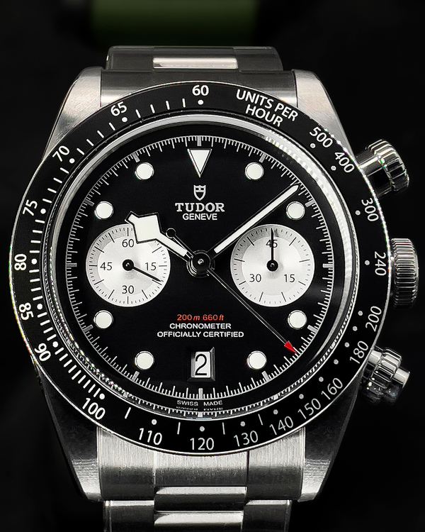2022 Tudor Black Bay Chrono 41MM Black Dial Steel Bracelet (79360N)