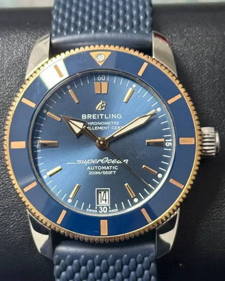 Breitling Superocean Heritage B20 S.E. 42MM Blue Dial Rubber Strap (UB2010161C1S1)