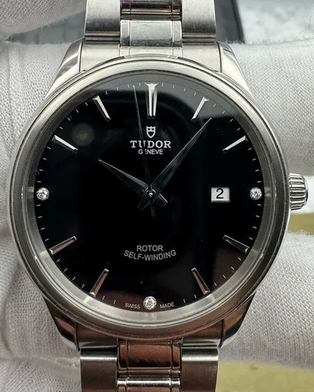 Tudor Style Automatic 41MM Black Dial Steel Bracelet (12700)