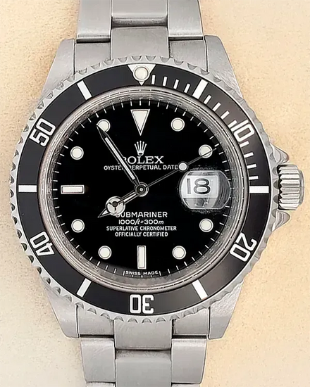 2009 Rolex Submariner Date 40MM Black Dial Oyster Bracelet (16610)