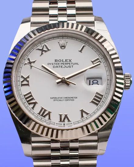 2025 Rolex Datejust 41MM White Dial Jubilee Bracelet (126334)