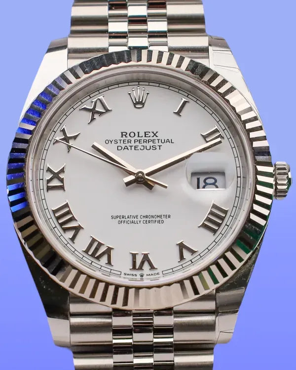 2025 Rolex Datejust 41MM White Dial Jubilee Bracelet (126334)