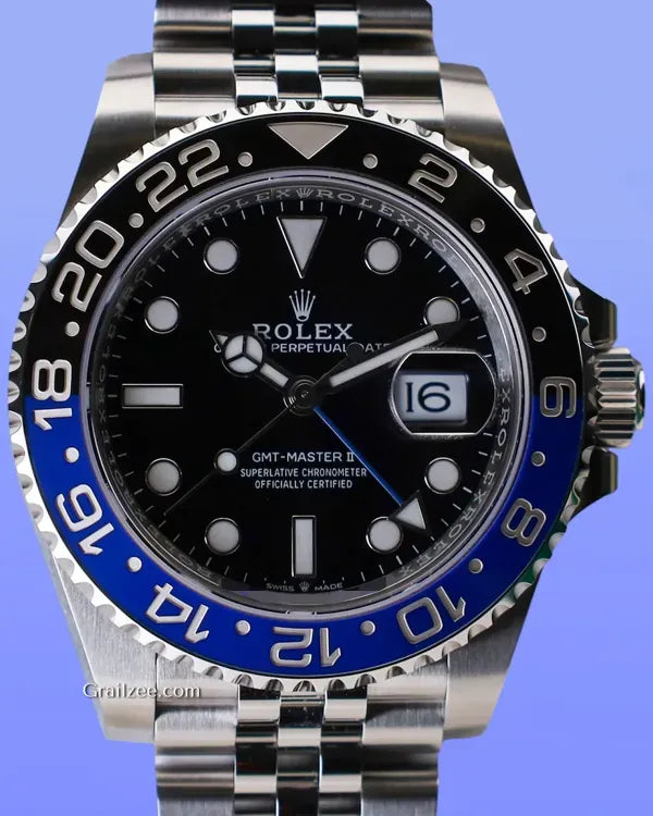 2025 Rolex GMT-Master II "Batgirl" 40MM Black Dial Jubilee Bracelet (126710BLNR)