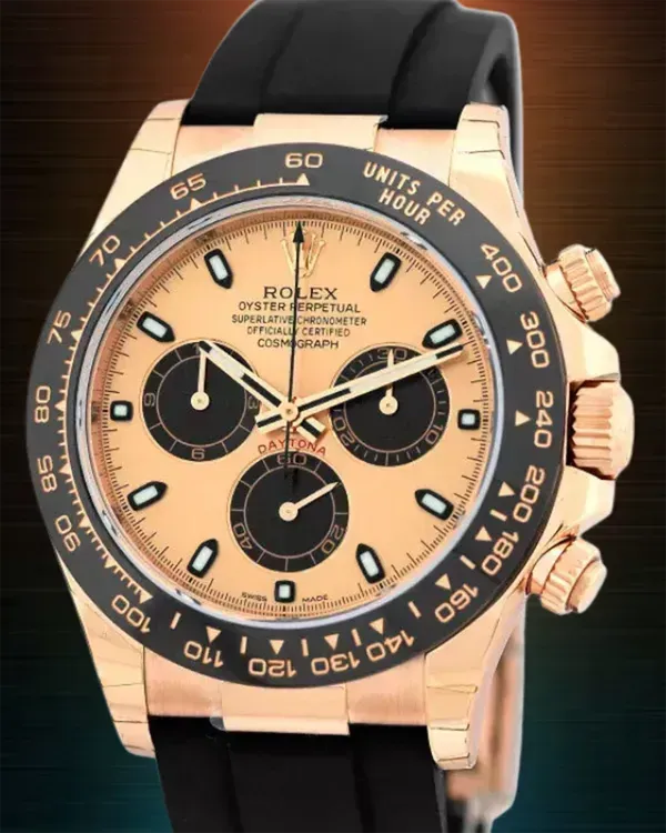 2024 Rolex Cosmograph Daytona 40MM Pink Dial Oysterflex Strap (116515LN)