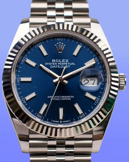 2025 Rolex Datejust 41MM Blue Dial Jubilee Bracelet (126334)