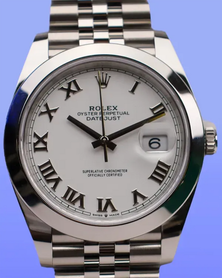 2025 Rolex Datejust 41MM White Dial Jubilee Bracelet (126300)